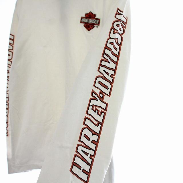 ハーレーダビッドソン HARLEY DAVIDSON ロンT ロゴ ワッペン Tシャツ