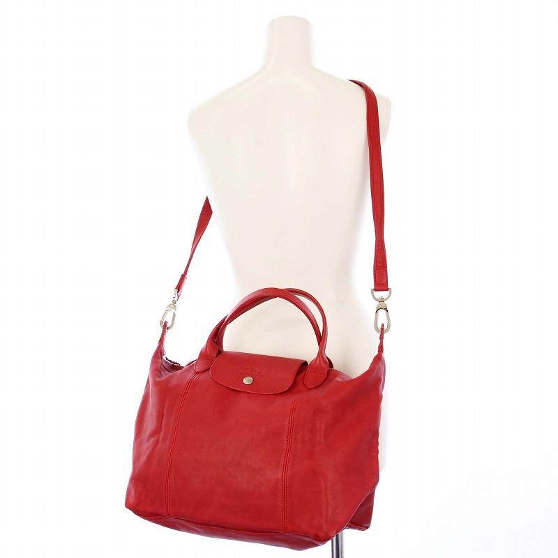 LONGCHAMP（ロンシャン） ル プリアージュ キュイール トートバッグ