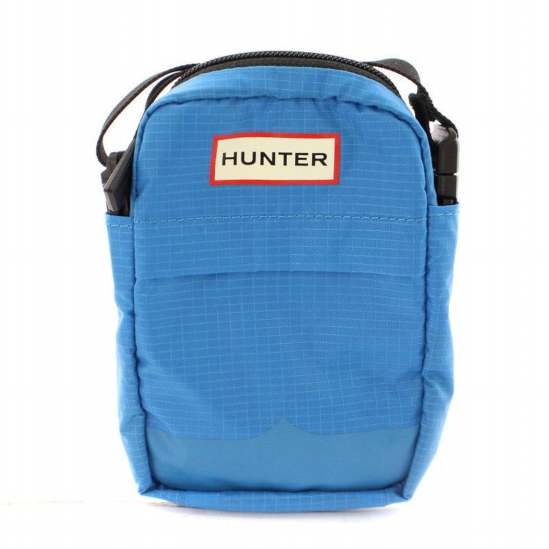 ハンター HUNTER ポシェット ショルダーバッグ ナイロン 鞄 水色