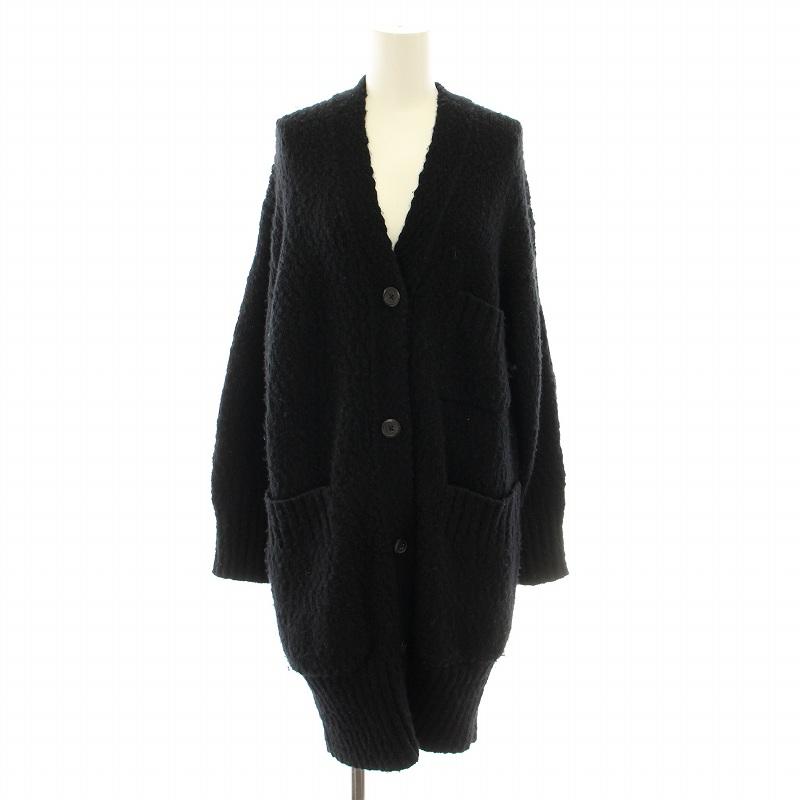 Drawer ドゥロワー ムートンエルボーパッチロングカーディガン ドゥロワー Drawer 20AW ムートン エルボーパッチ ロングカーディガン