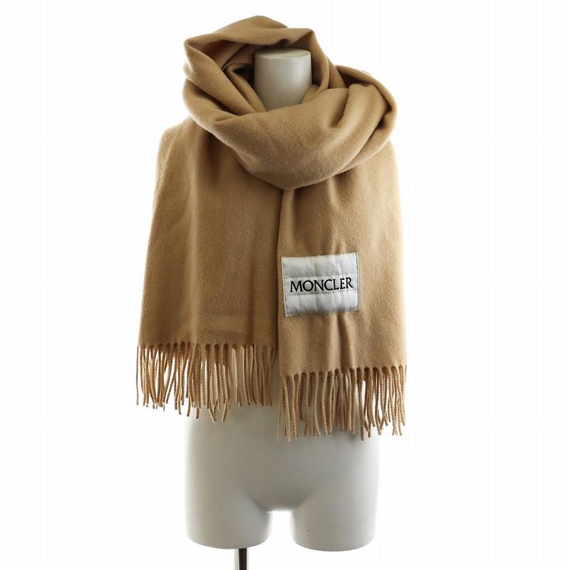 MONCLER（モンクレール） MONCLER SCIAPRA マフラー フリンジ ベージュ