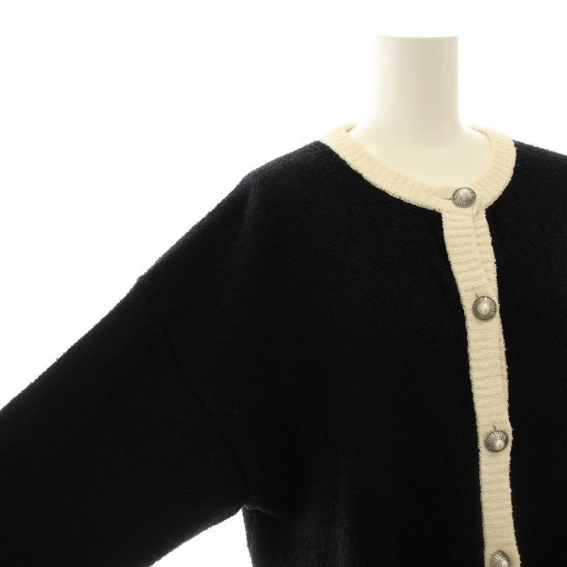 未使用MADISONBLUE BI－COLOR CD BOUCLE カーディガン BI－COLOR CD BOUCLE | MADISONBLUE