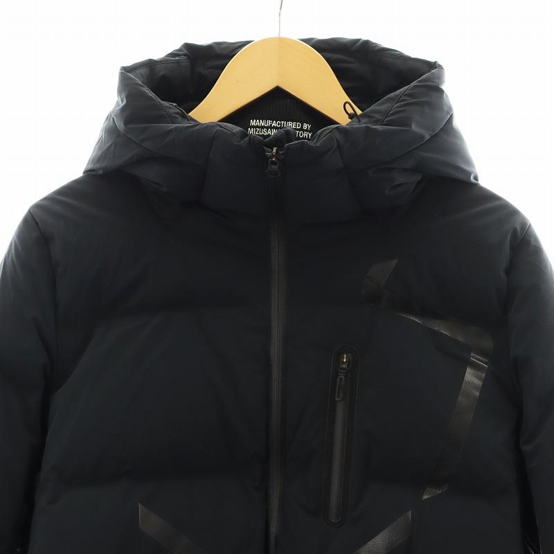 水沢ダウンストームALLTERRAIN ブラックダウンジャケット