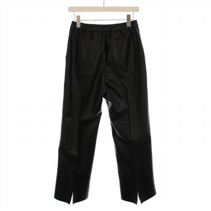 シティショップ CITYSHOP 23SS SLIT FAUX LEATHER パンツ