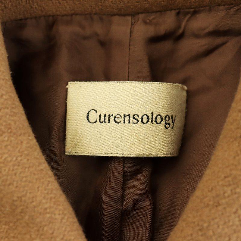カレンソロジー CURENSOLOGY 22AW メルトン ステンカラーコート ロング