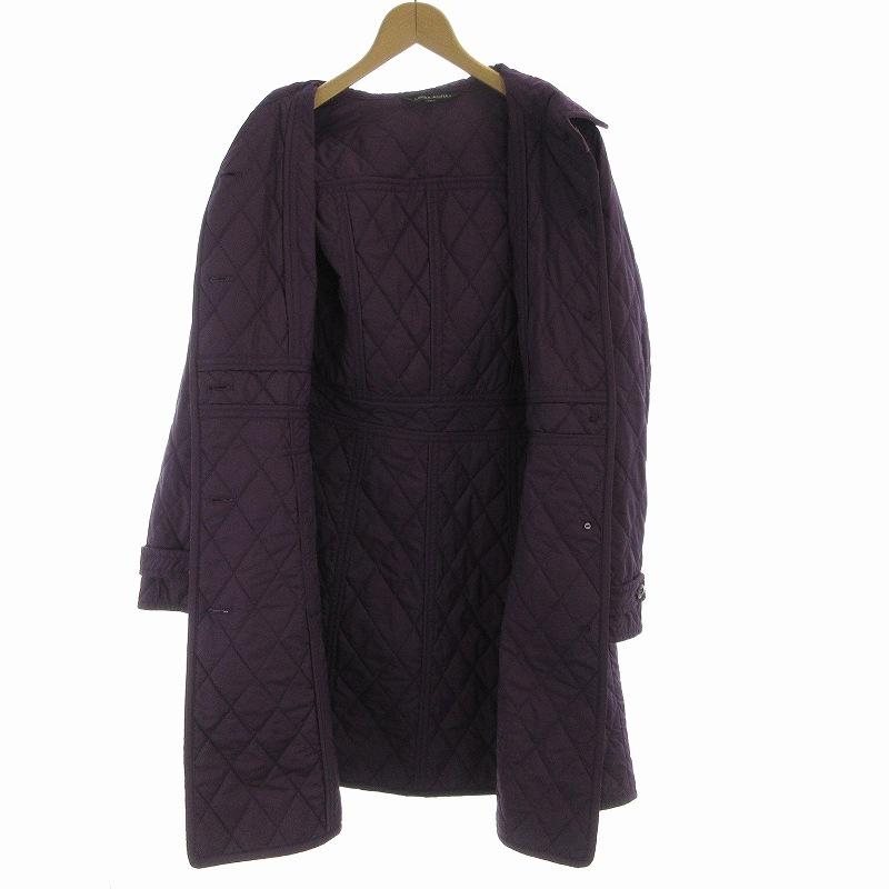 ローラアシュレイ LAURA ASHLEY キルティング コート ロング ステン 