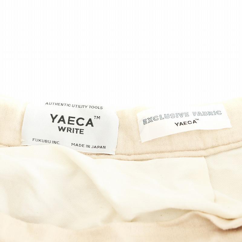ヤエカ YAECA WRITE GATHER SKIRT COTTON LINEN ギャザースカート  
