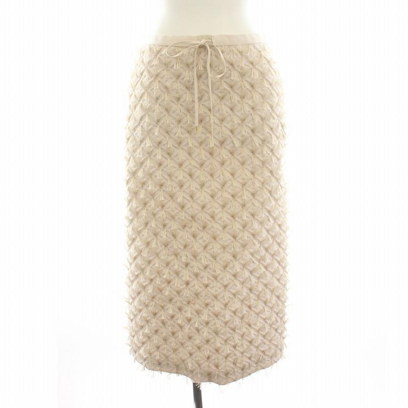 ドゥロワー ポリエステル/ナイロン CJQスカート ロング タイト タグ