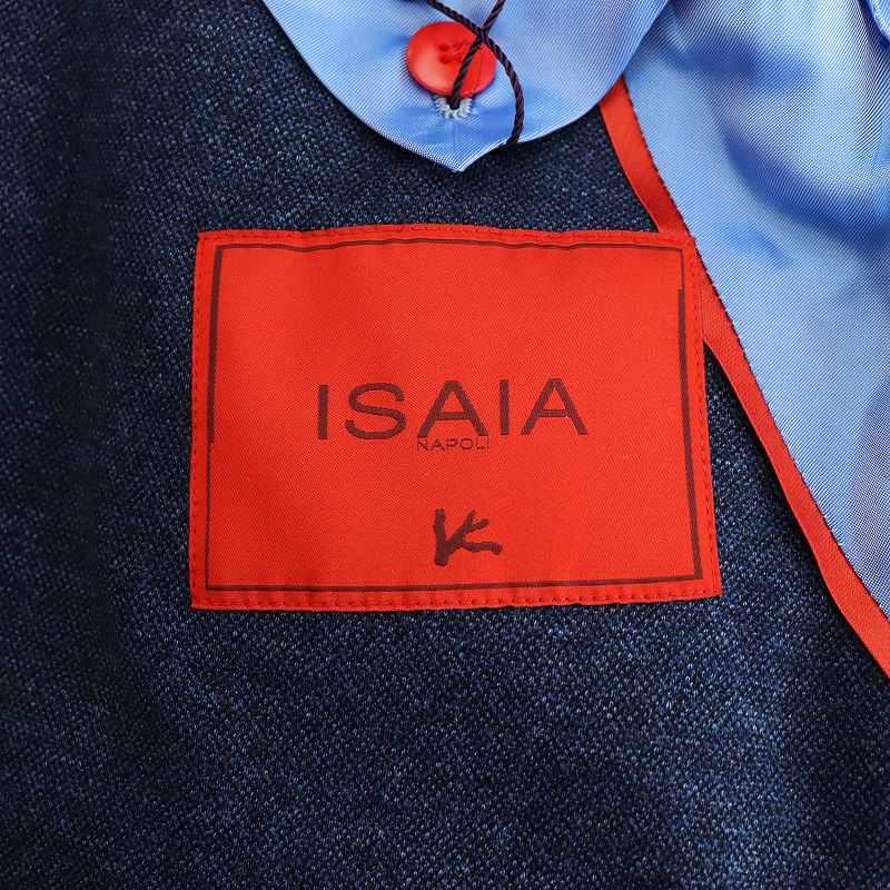 イザイア ISAIA CORTINA テーラードジャケット シングル 紺 ネイビー