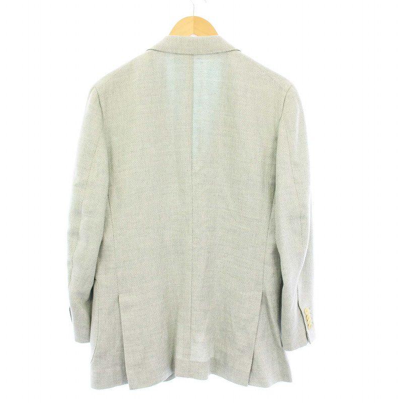 イザイア ISAIA SAILOR テーラードジャケット シルク混 グリーン G21SI 