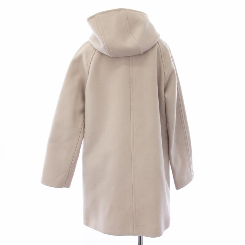 未使用に近い極美品♡シップス　HAMILTON LAMBS ウール　フードコート シップス SHIPS HAMILTONラムウールフードコート アウター 38