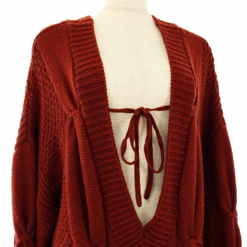 アメリヴィンテージ Ameri VINTAGE UND 2WAY CABLE BIG KNIT TOP