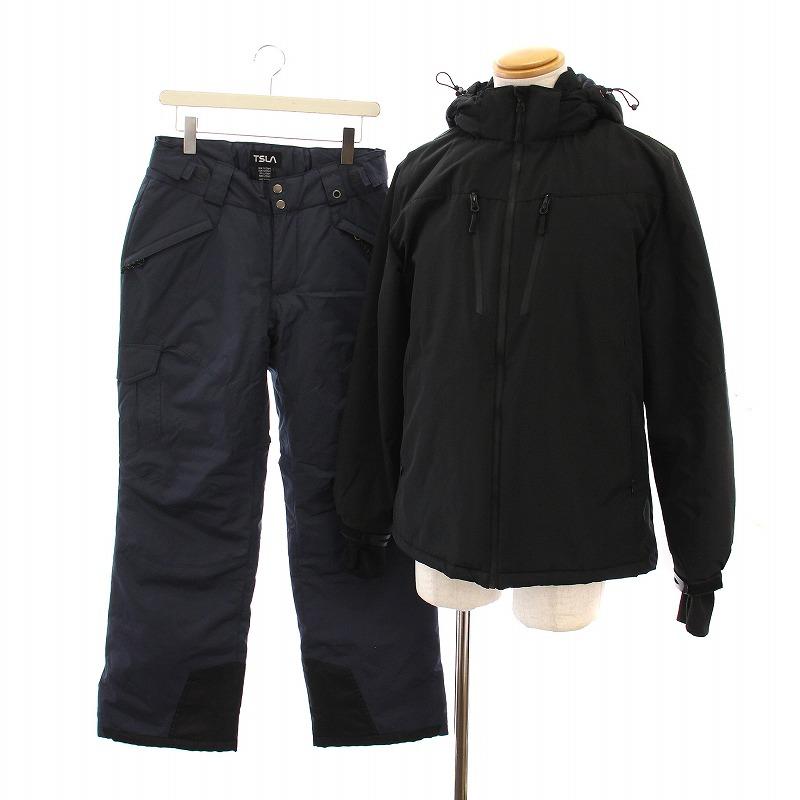 テスラ TSLA スキーウェア セットアップ スノボウェア 中綿 ジャケット