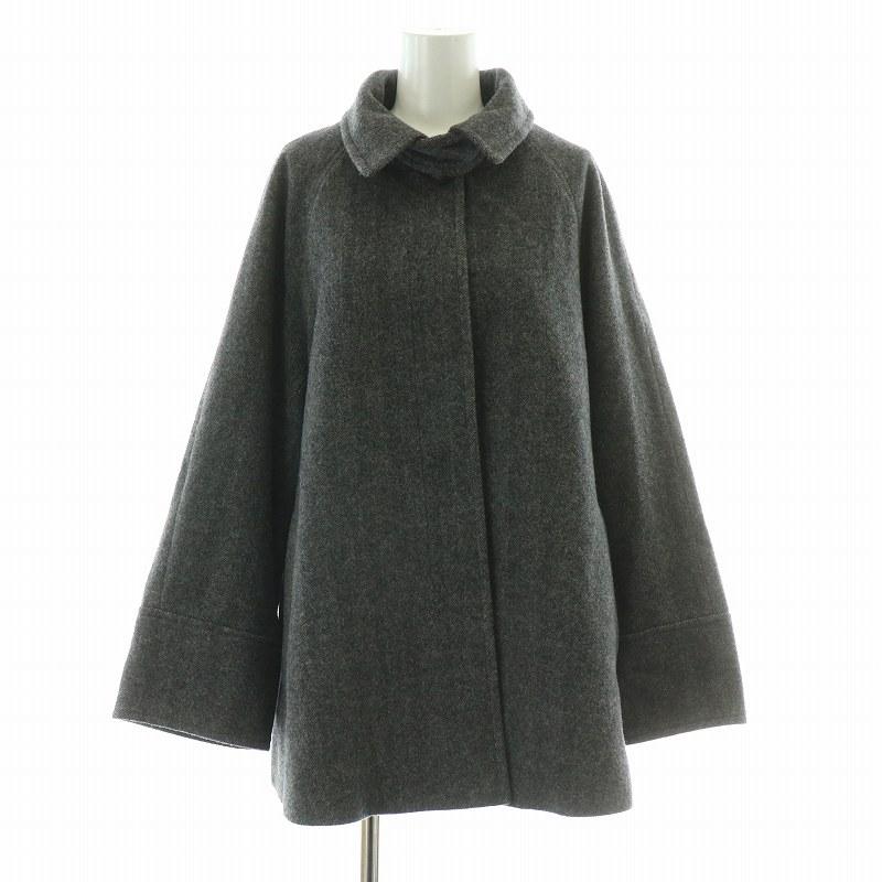 ジャーナルスタンダード レリューム 尾州ウールスーパー100 Aラインコート 追加》尾州ウールスーパー100Aラインコート（ステンカラーコート