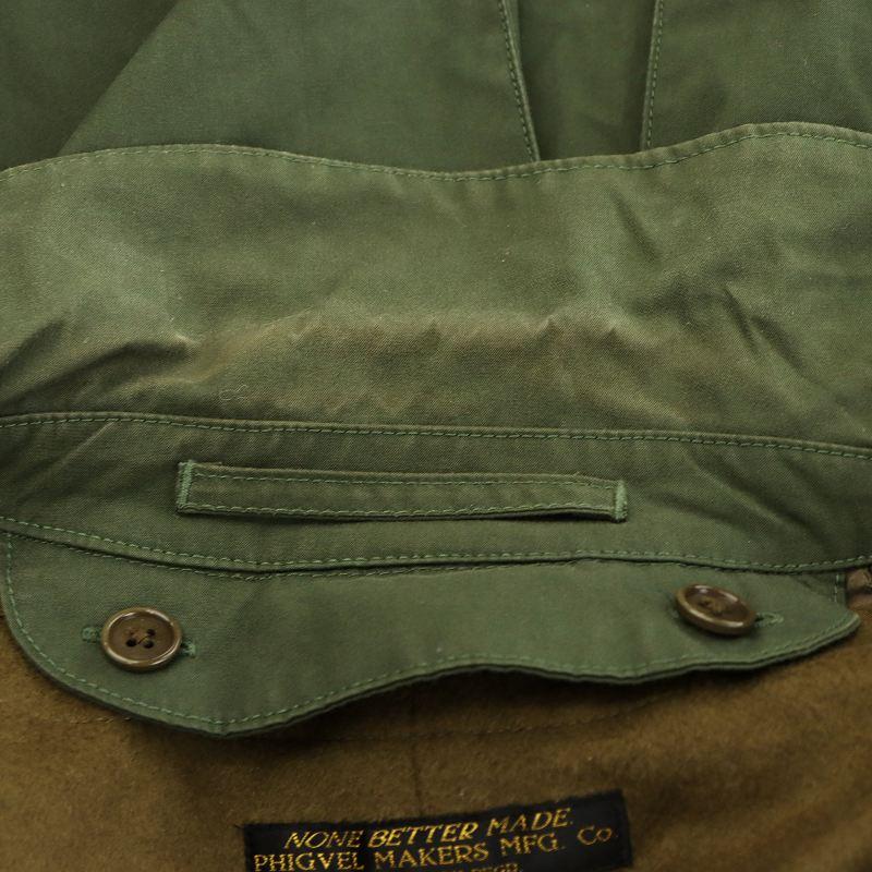 【中古】フィグベル PHIGVEL MAKERS ステンカラーコート ミドル丈 アウター 38 カーキ PMAA-OT01 /AN33 メンズ フィグベル PHIGVEL MAKERS ステンカラーコート ミドル丈 アウター 38