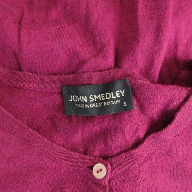 ジョンスメドレー JOHN SMEDLEY カーディガン ニット クルーネック 