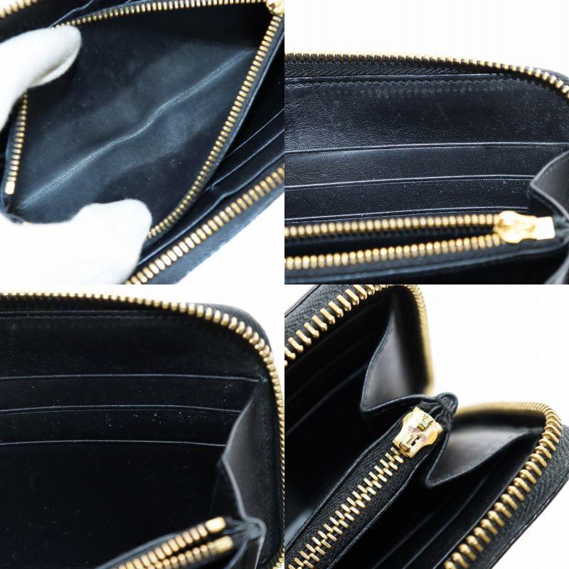 LOEWE ロエベ アナグラム リネン 長財布 小銭入れ ラウンド