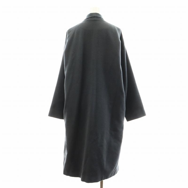 エヴァムエヴァ evam eva ガウンコート ロング丈 アンゴラ アウター 2 
