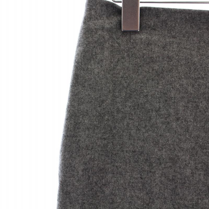 【中古】ドゥーズィエムクラス DEUXIEME CLASSE 23AW Bewitchingスカート タイト ひざ丈 スリット ウール 38 グレー ドゥーズィエムクラス DEUXIEME CLASSE 23AW Bewitchingスカート