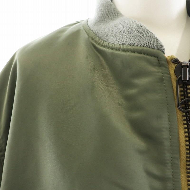 【中古】シンゾーン Shinzone MA-1 ミリタリージャケット ブルゾン F オレンジ カーキ 21AMSJK04 /AN14 レディース シンゾーン Shinzone MA-1 ミリタリージャケット ブルゾン F オレンジ