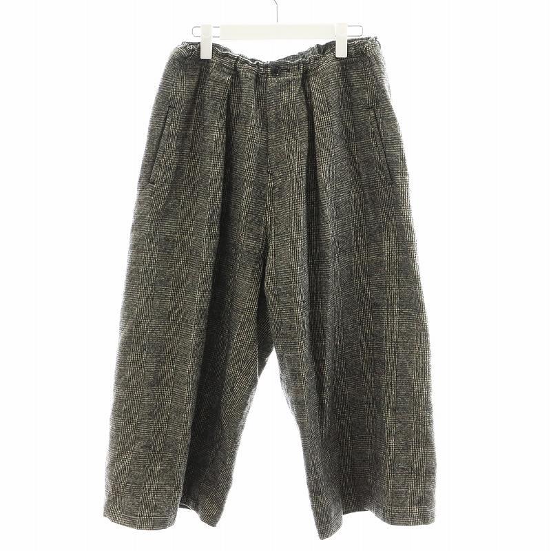 美品☆Y's ヨウジヤマモト グレンチェック サルエルパンツ 日本製