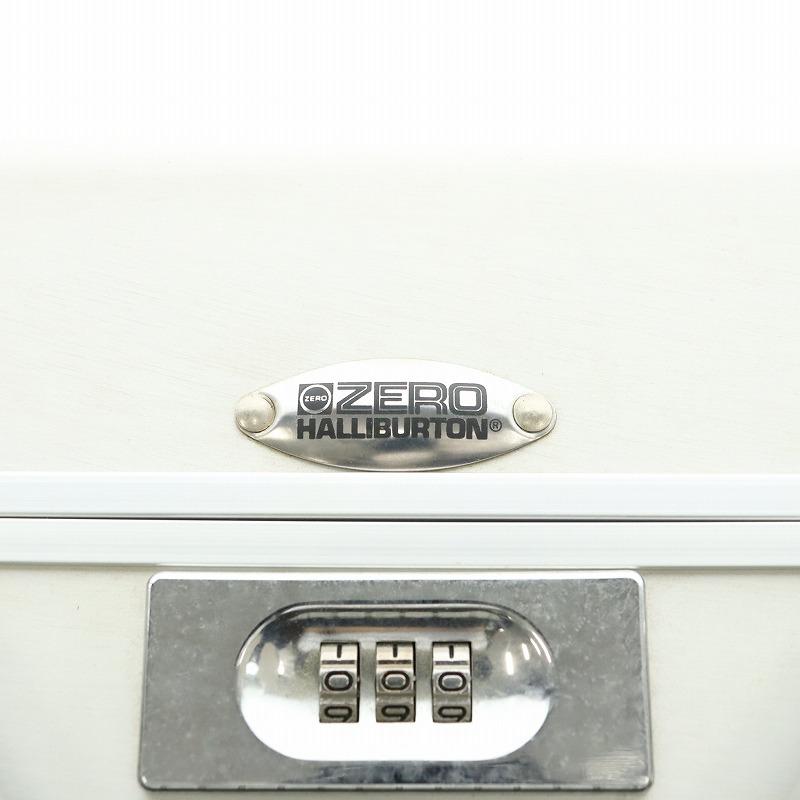 【美品】ゼロハリバートン　アタッシュケース　ビジネスバッグ　シルバー ZERO HALLIBURTON（ゼロハリバートン） 最大51%☆5/11迄 正規品5年保証