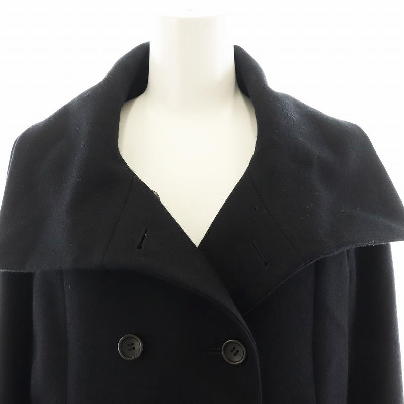 Theory セオリー ロングコート 4 黒 ブラック ウール DMW theory（セオリー） Theory MANNINGTENELLE コート ロング丈 ウール