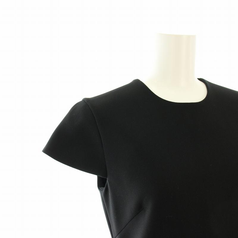 ヨーコチャン YOKO CHAN ワンピース ひざ丈 半袖 フレア 38 黒 ヨーコチャン YOKO CHAN ワンピース ひざ丈 半袖 フレア 38 黒