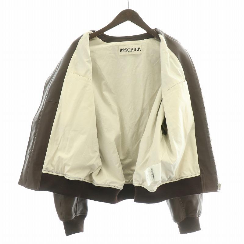 bajur ジャケット アンスクリア シープボンバージャケット レザー 革ジャン ノー