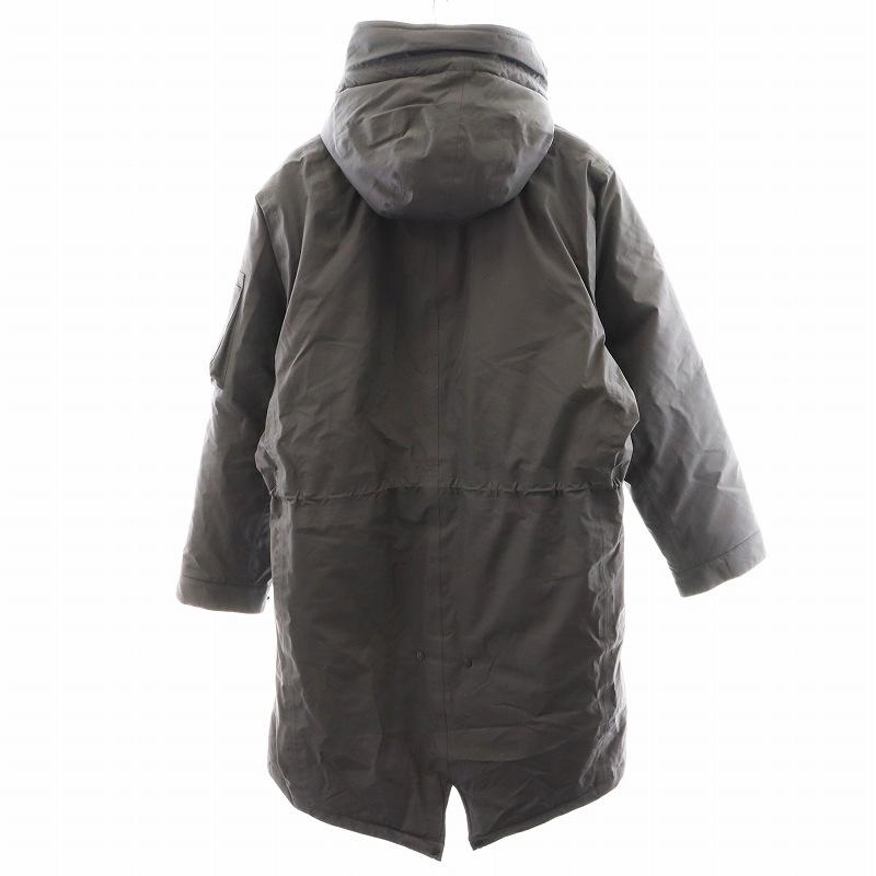 ツーディライヴ 02DERIV. GORE-TEX 中綿コート ロング丈 フード アウター 2 グレー 806014 /AN42 メンズ ...