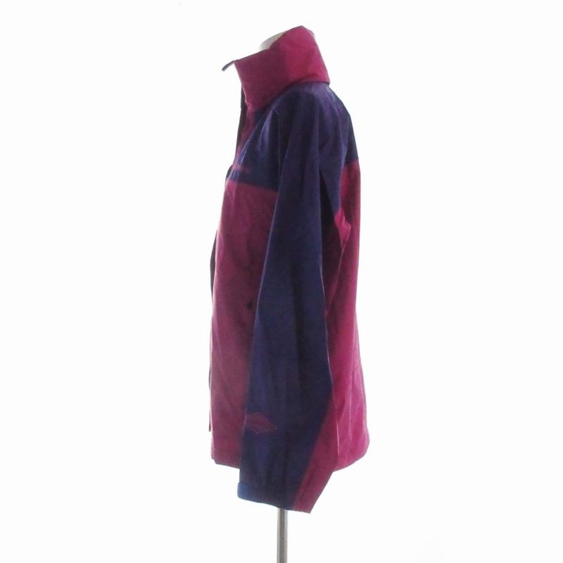 コロンビア Columbia ナイロンジャケット フーディー フード 刺繍 S 紫