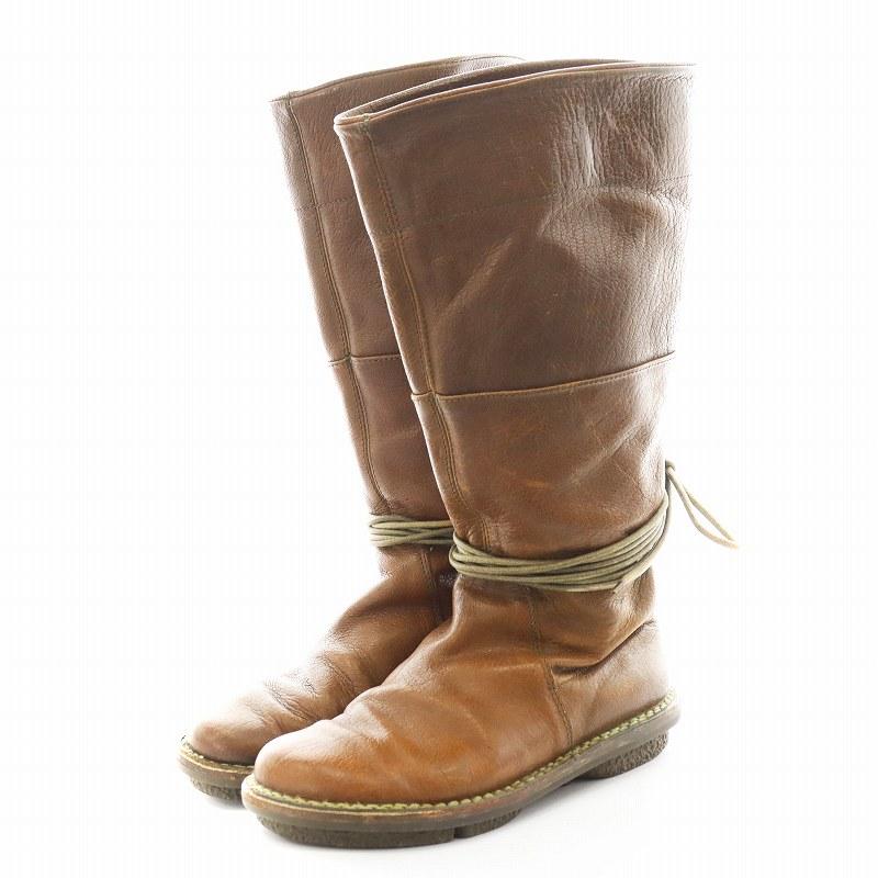 trippen」 ショートブーツ 37 ブラウン レディース トリッペン trippen