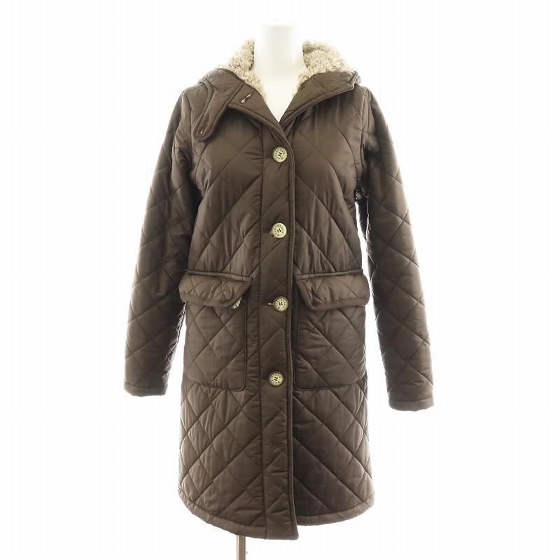 マッキントッシュ MACKINTOSH キルティングコート ロング丈 ボア 