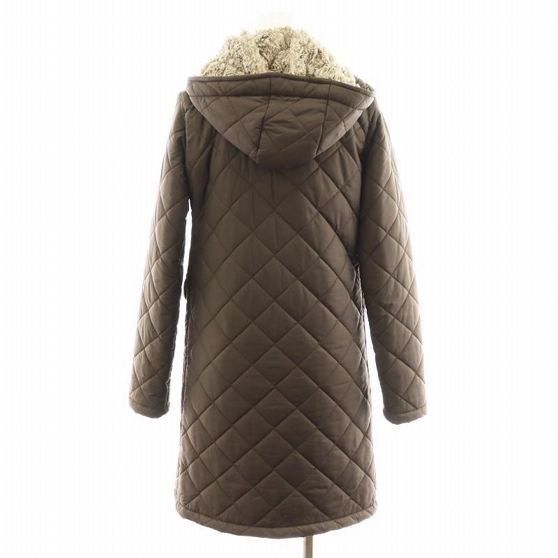 マッキントッシュ MACKINTOSH キルティングコート ロング丈 ボア 