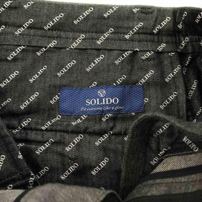ソリード SOLIDO PRUNO 度詰鹿の子 ジャージスラックス ソリード SOLIDO PRUNO 度詰鹿の子 ジャージスラックス