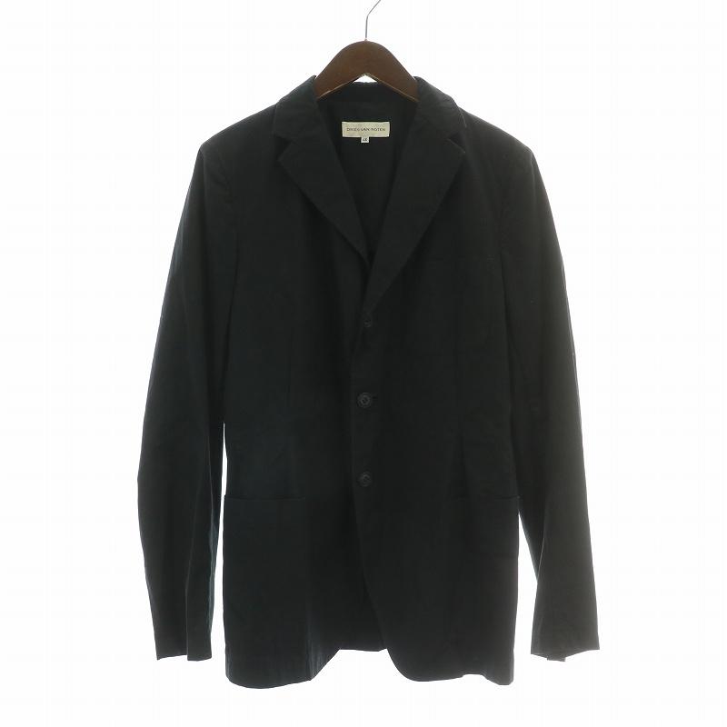 ドリスヴァンノッテンダブルブレスト テーラードジャケット 黒44