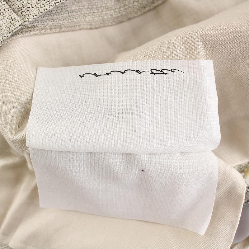 【美品】バタク batak ⭐︎ コットンリネン　トラウザーズ MARKAWARE - ORGANIC COTTON SURVIVAL CLOTH ONE TUCK TAPERED