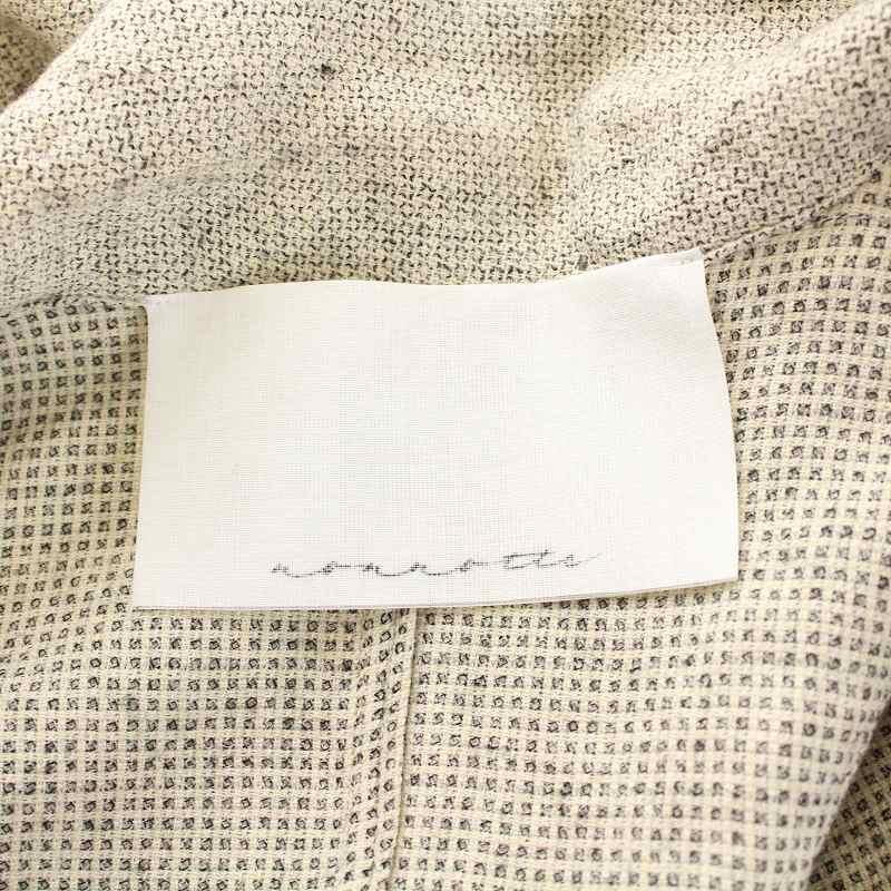 ノノット NONNOTTE テーラードジャケット ブレザー アウター シングル