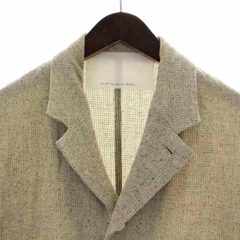 ノノット NONNOTTE テーラードジャケット ブレザー アウター シングル