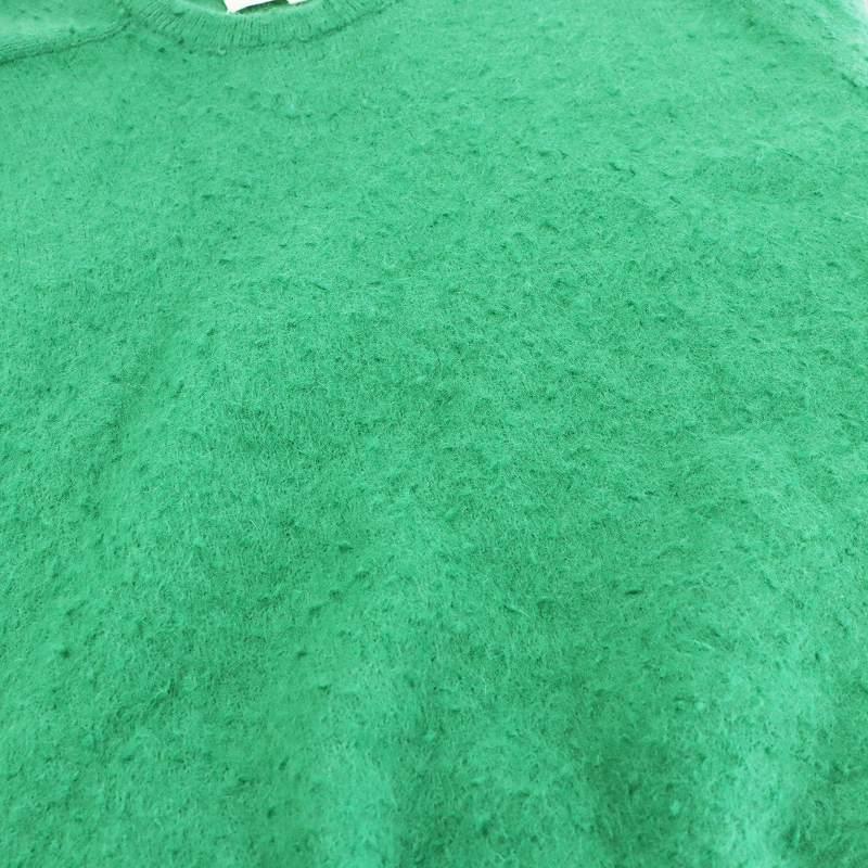 Maison Margiela メゾンマルジェラ ニット・セーター S 緑 【古着】【中古】【送料無料】 中古・古着通販】Maison Margiela (メゾンマルジェラ) カッティング