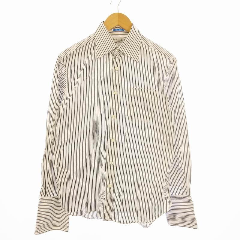Paul Smith ホワイトストライプ 長袖シャツ M ワイシャツ　メンズ Paul Smith ポールスミス PAUL SMITH シャツ ストライプ 長袖 M