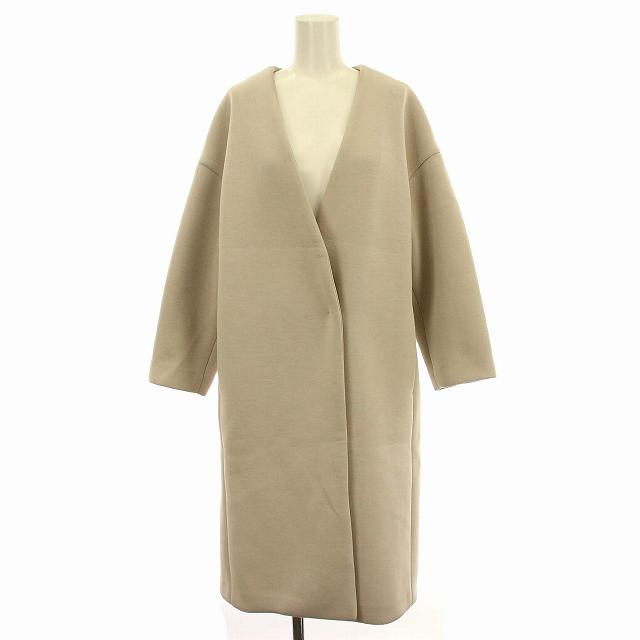 Plage ベージュ ロングコート plage（プラージュ） コート 38 ベージュ レディース : ZOZOTOWN Yahoo