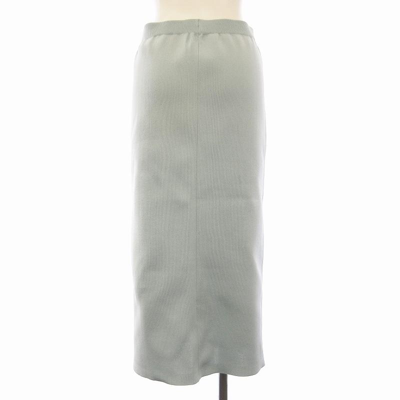 スタニングルアー STUNNING LURE ニットスカート タイト ロング M 水色