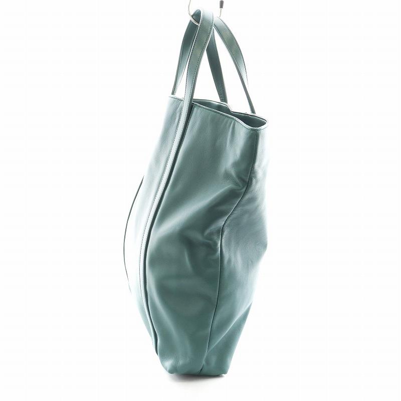 LOEWE ロエベ トートバッグ ハンドバッグ ラムレザー 緑 LOEWE ロエベ トートバッグ ハンドバッグ ラムレザー 緑