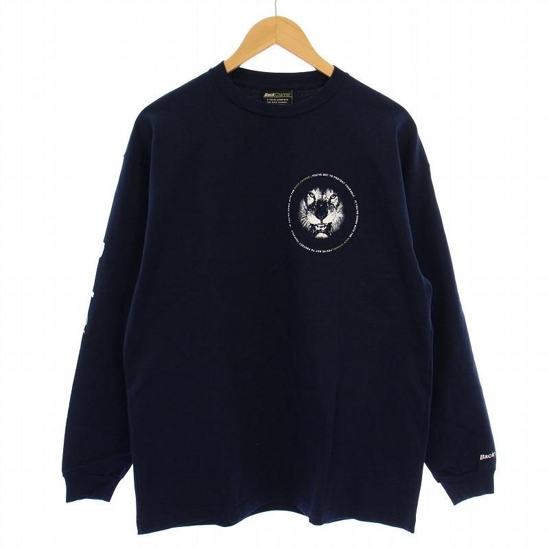 【BACK CHANNEL/バックチャンネル】BKCNL/ロンT/グレー/XL バックチャンネル BACK CHANNEL BC LION LONG SLEEVE TEE T