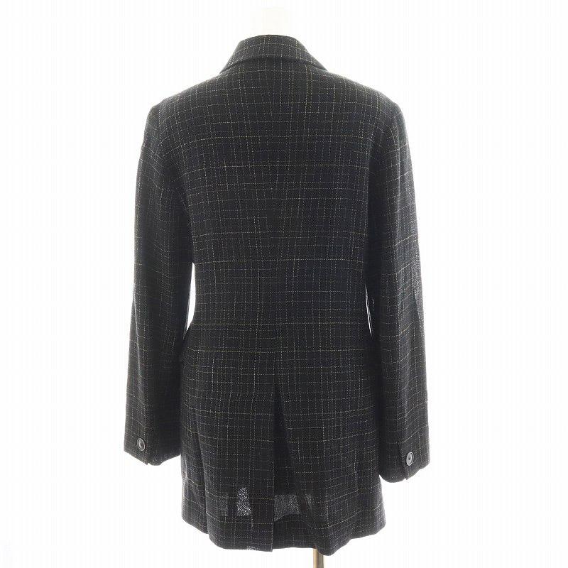Max Mara（マックスマーラ） ジャケット チェック柄 38 黒 ブラック