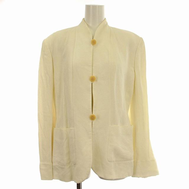 新品 ジョルジオアルマーニ ニット ノーカラージャケット サイズ44