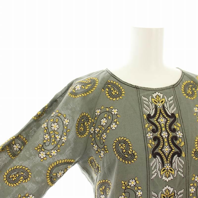 グレースコンチネンタル GRACE CONTINENTAL 21SS ペイズリー刺繍ミニ