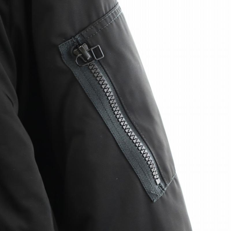 AVIREX（アヴィレックス） 中綿ジャケット ロゴ フード アウター XL 黒