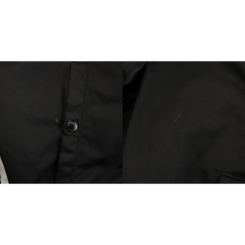 AVIREX（アヴィレックス） 中綿ジャケット ロゴ フード アウター XL 黒